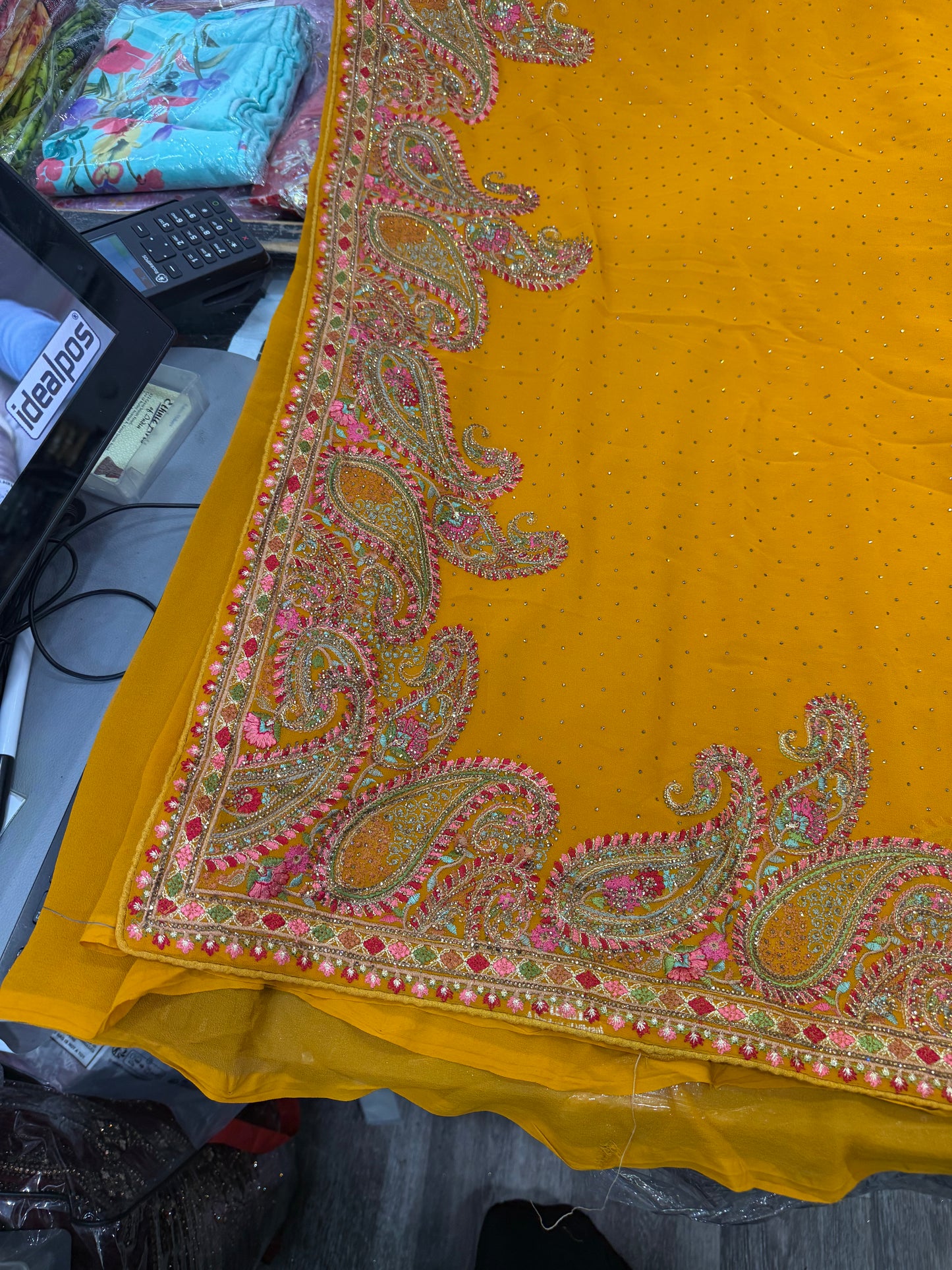 Beautiful designer Kashmiri embroidered saree