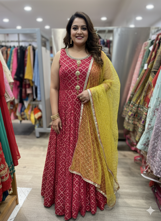 Beautiful designer anarkali