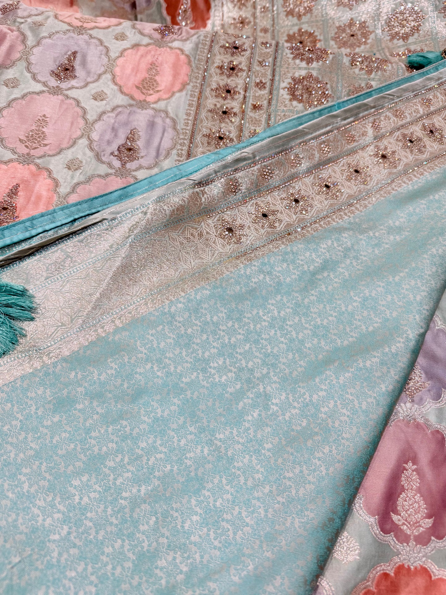 Beautiful designer pure silk saree