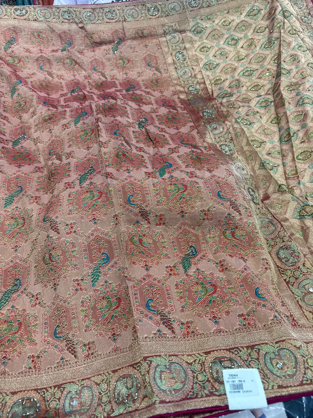 Beautiful designer pure silk saree