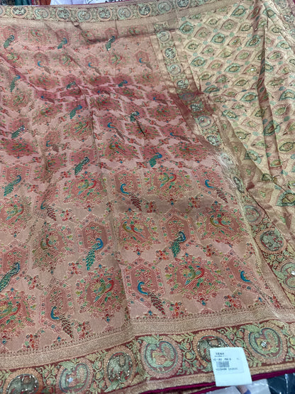 Beautiful designer pure silk saree