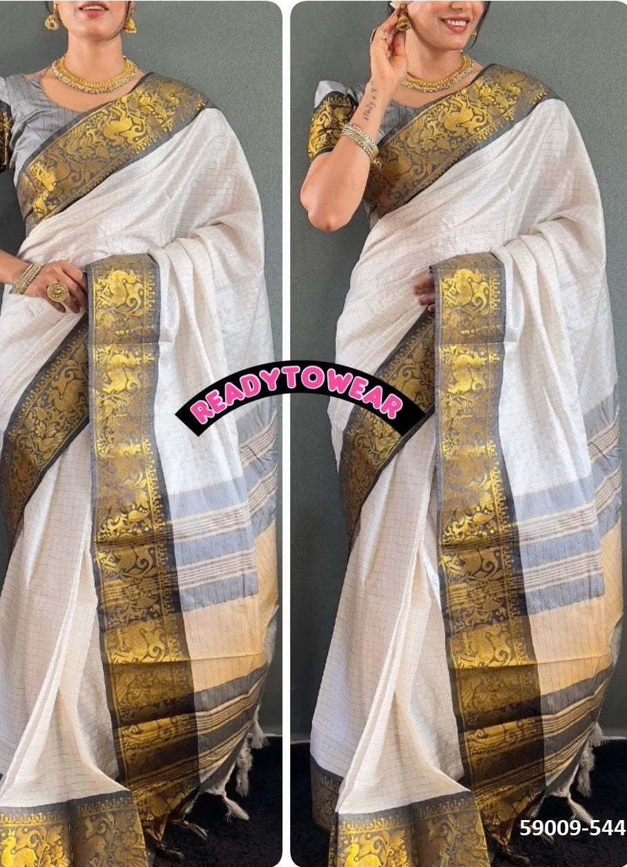 Beautiful designer ready to wear one minute saree