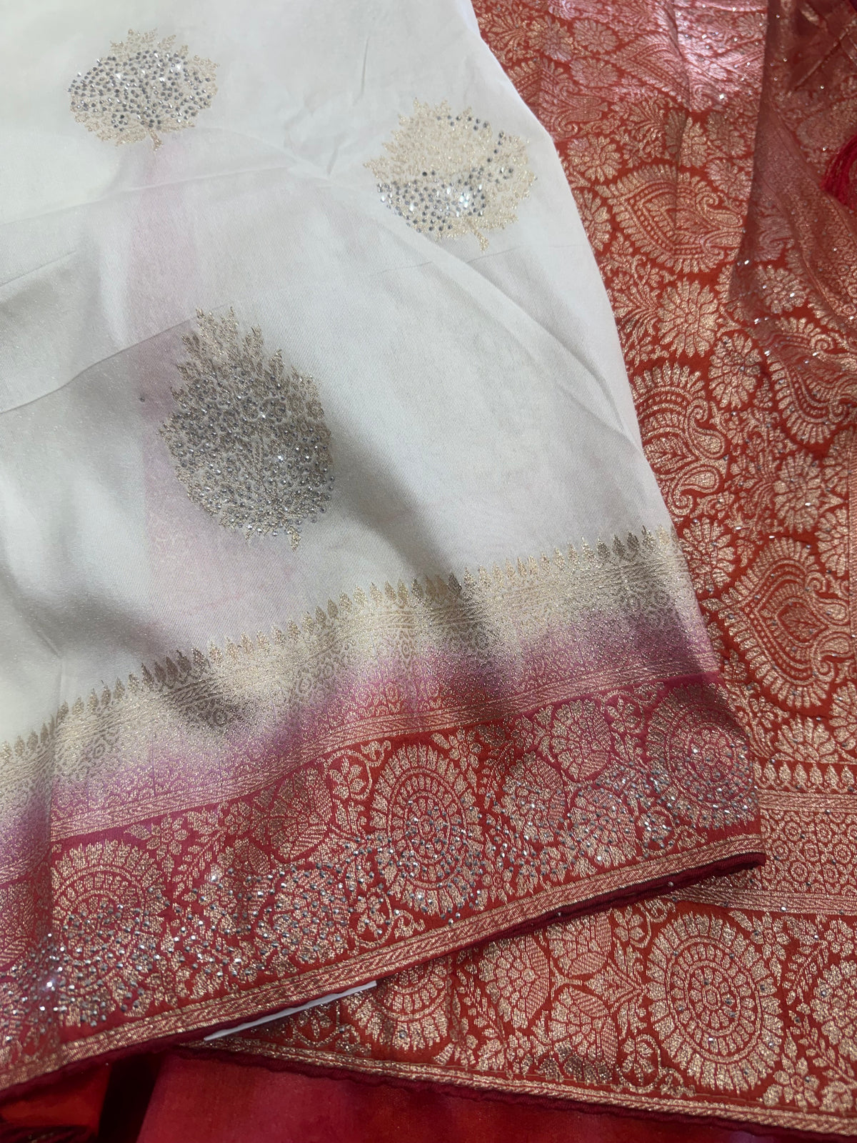 Beautiful designer silk saree