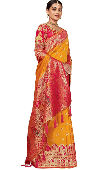 Beautiful designer silk saree