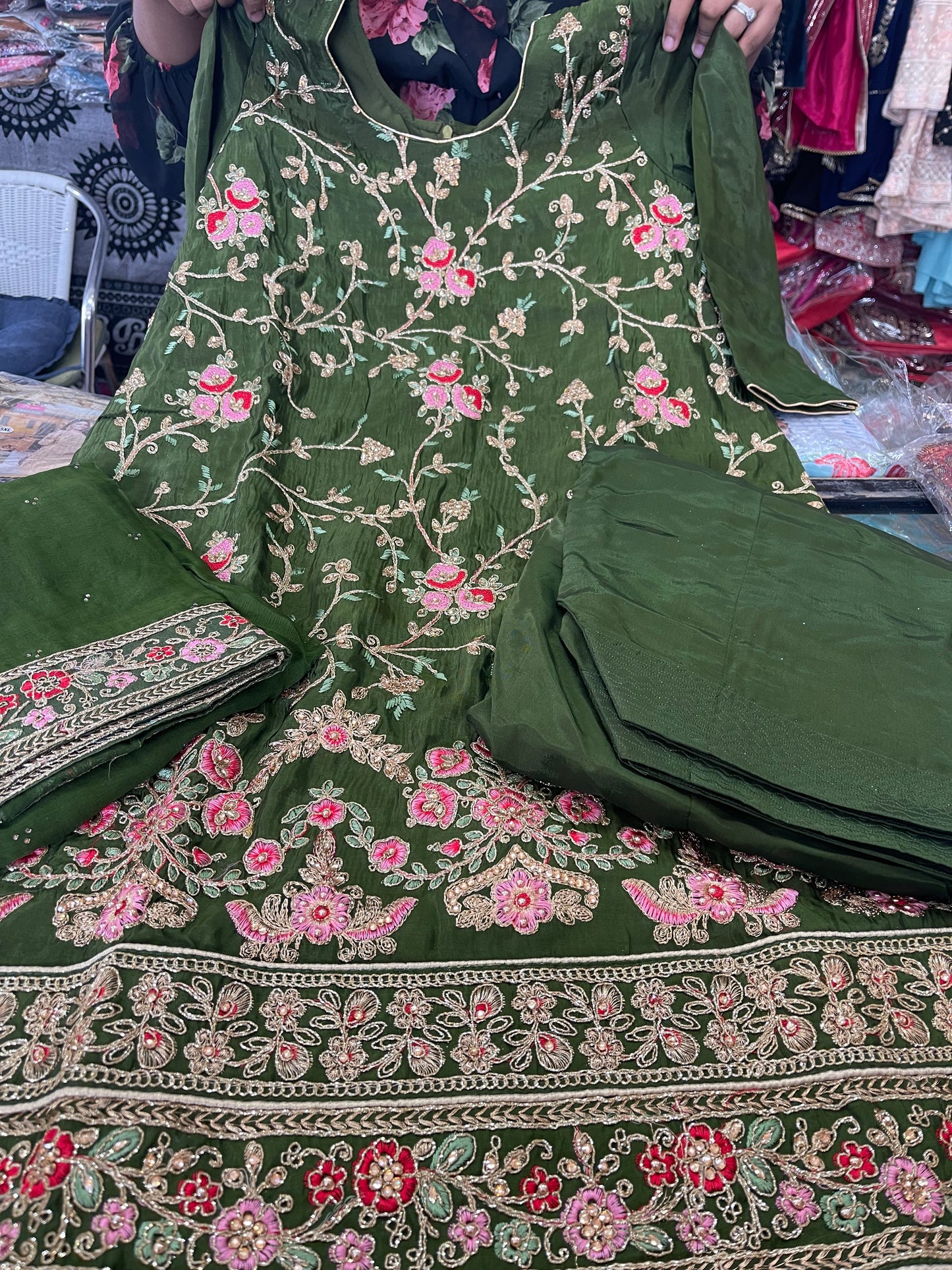 Beautiful designer punjabi patiala suit