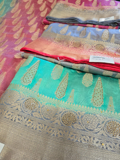 Beautiful designer silk saree