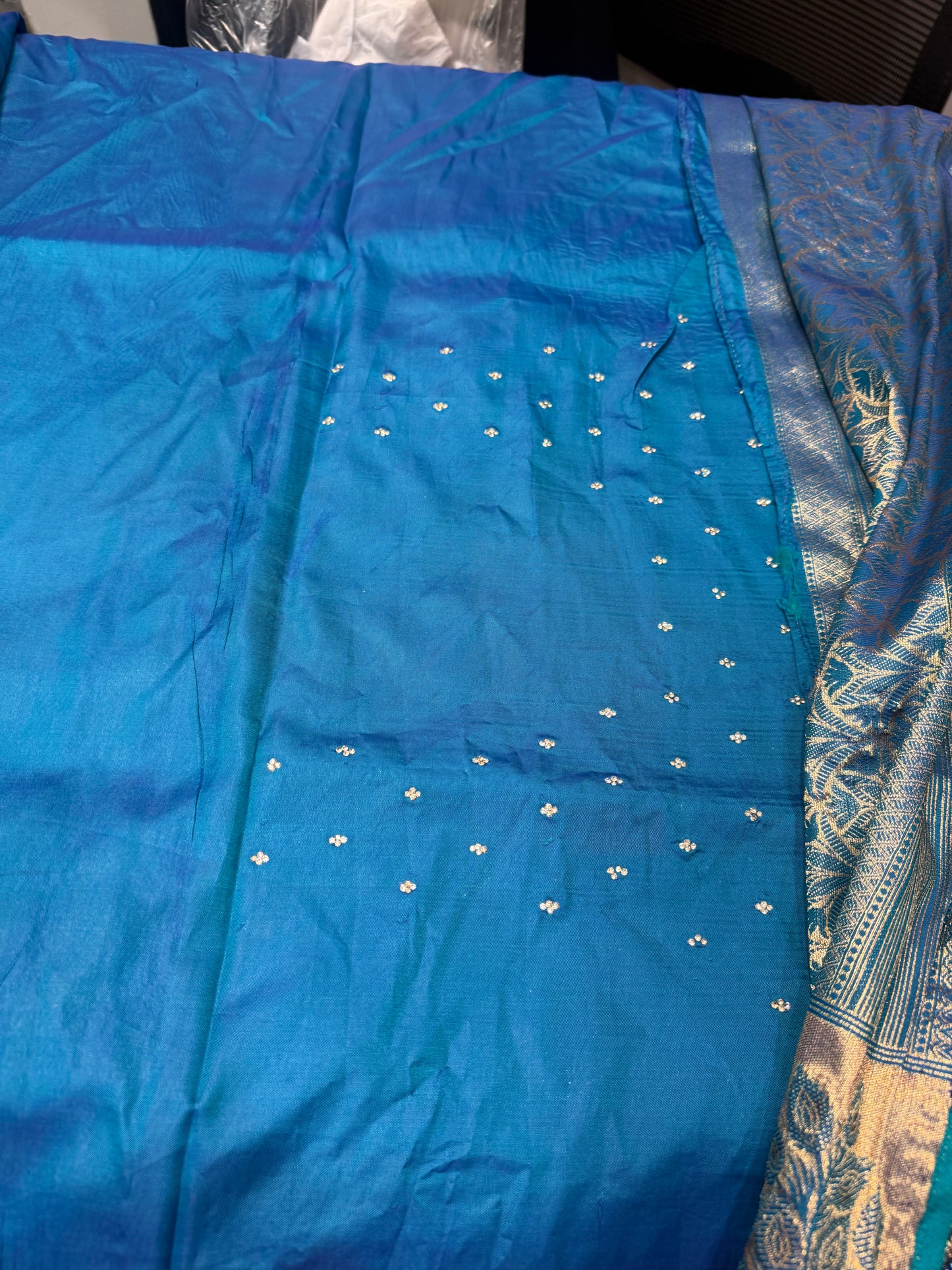 Beautiful designer pure silk saree