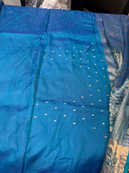 Beautiful designer pure silk saree