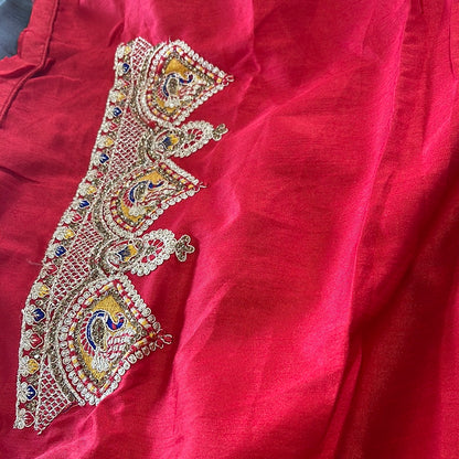 Beautiful designer silk saree