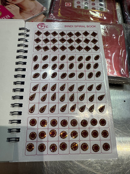 Beautiful designer gold stone tikka/bindi book