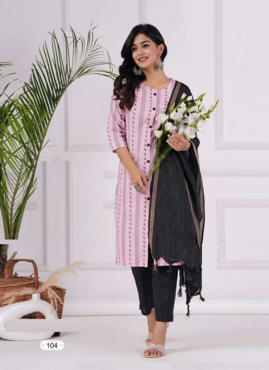 Beautiful designer kurti pants & dupptta set