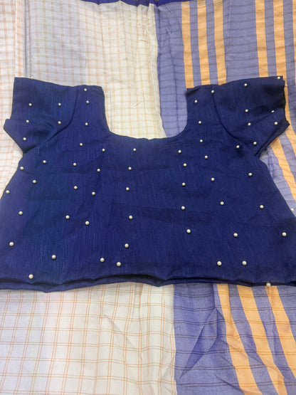 Beautiful designer saree & blouse combo
