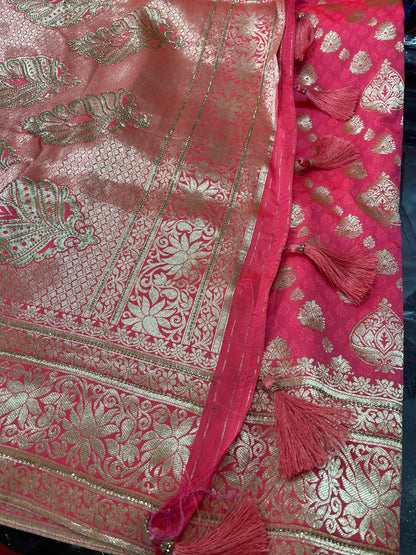 Beautiful designer silk saree