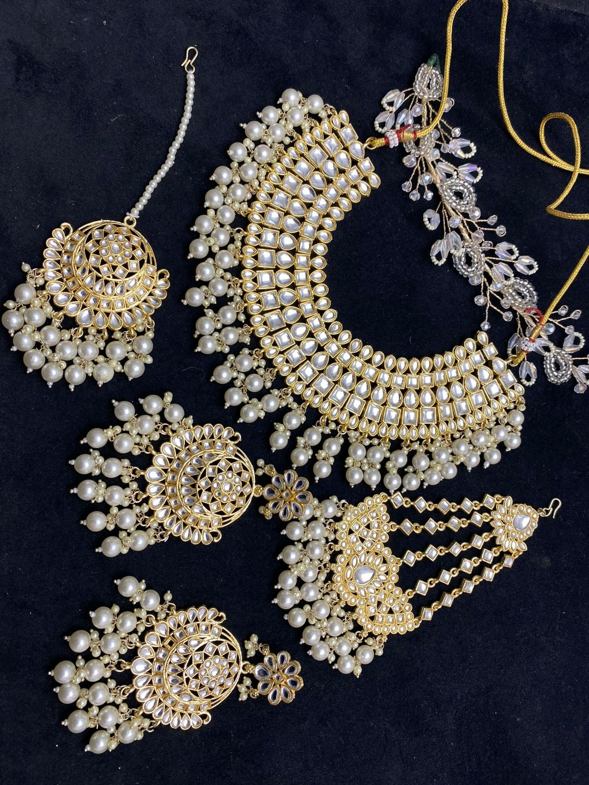 Beautiful designer kundan necklace set