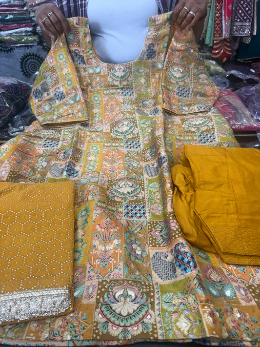 Beautiful designer patiala salwar suit