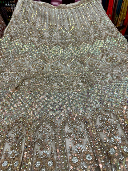Beautiful designer heavily embroidery lengha choli