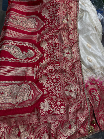 Beautiful designer pure silk saree
