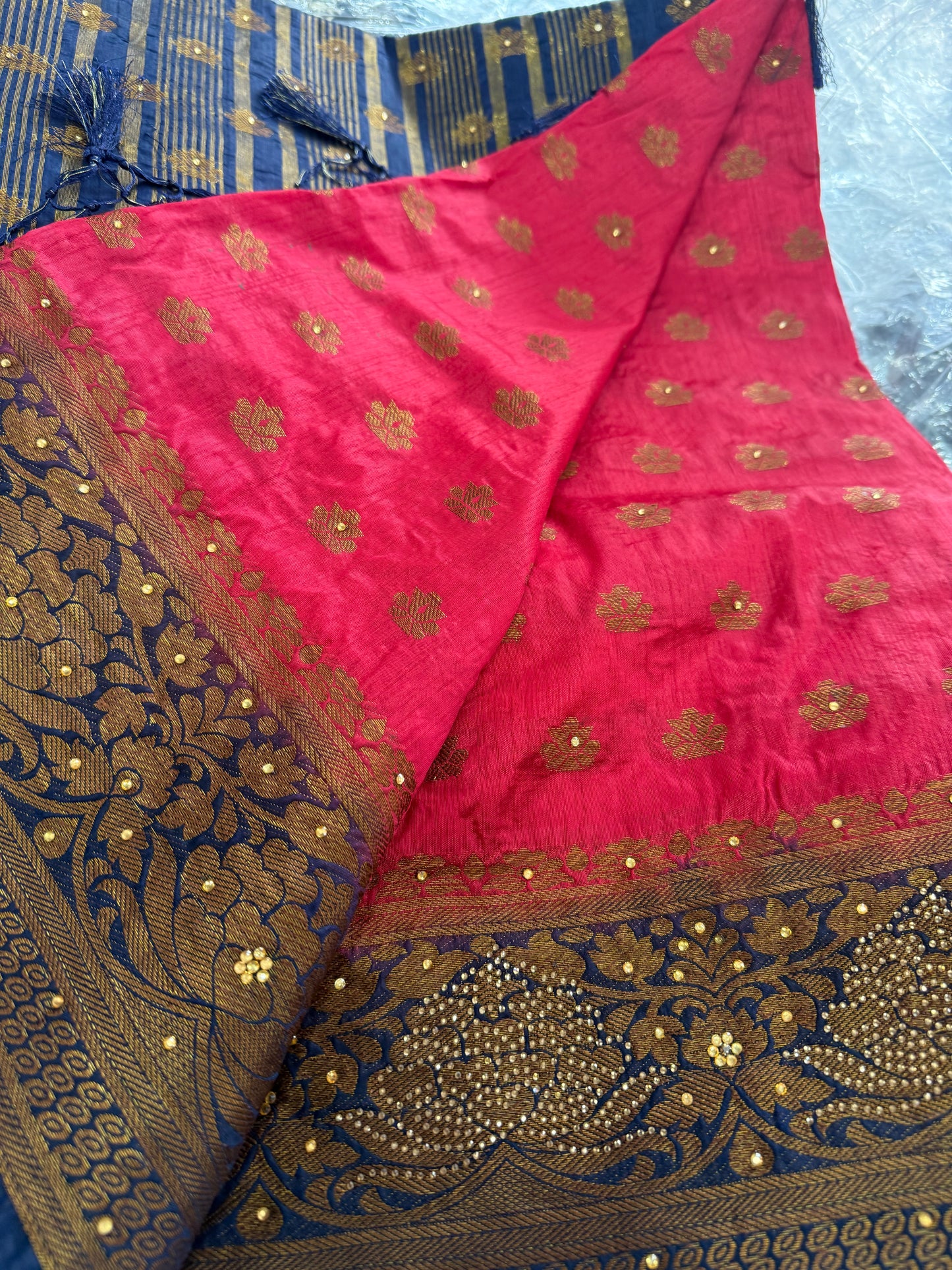 Beautiful designer silk saree