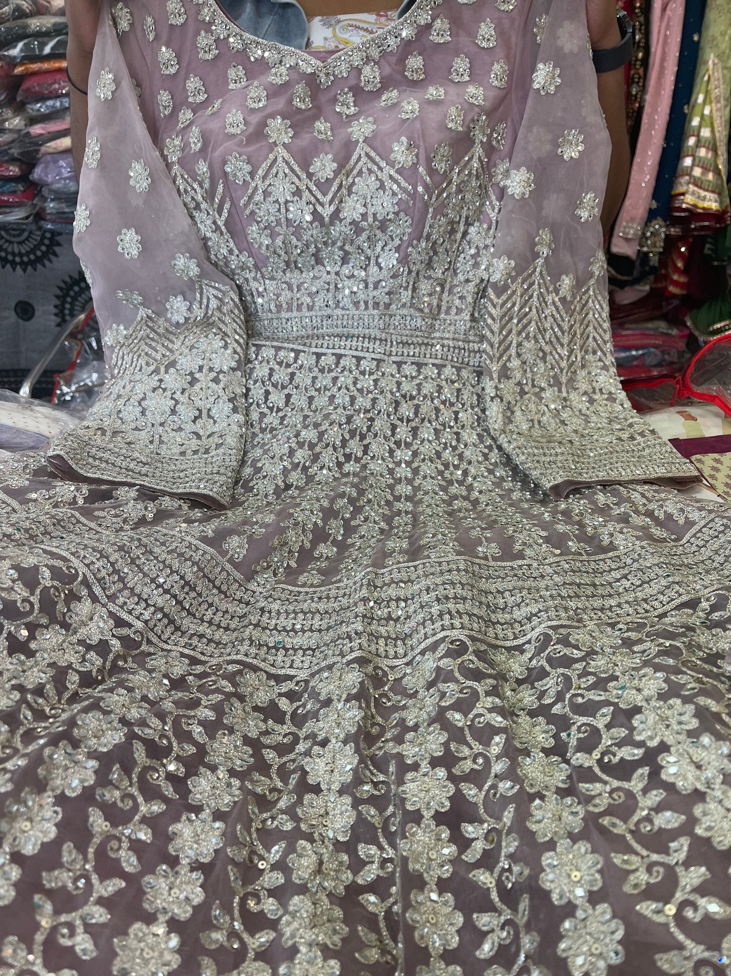 Beautiful designer anarkali gown