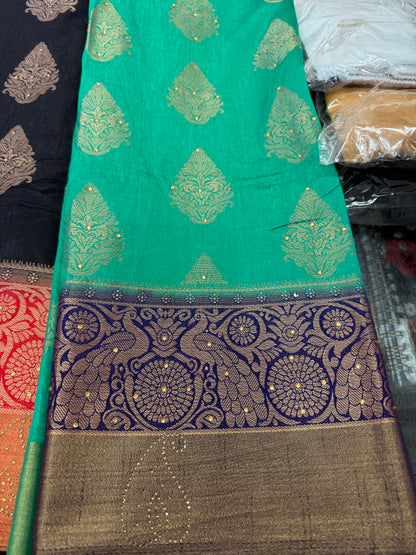 Beautiful designer silk saree