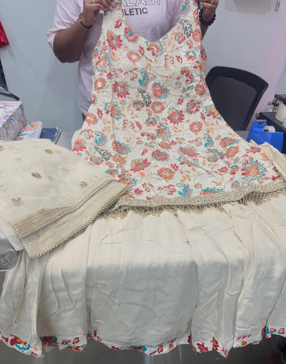Beautiful designer sharara suit