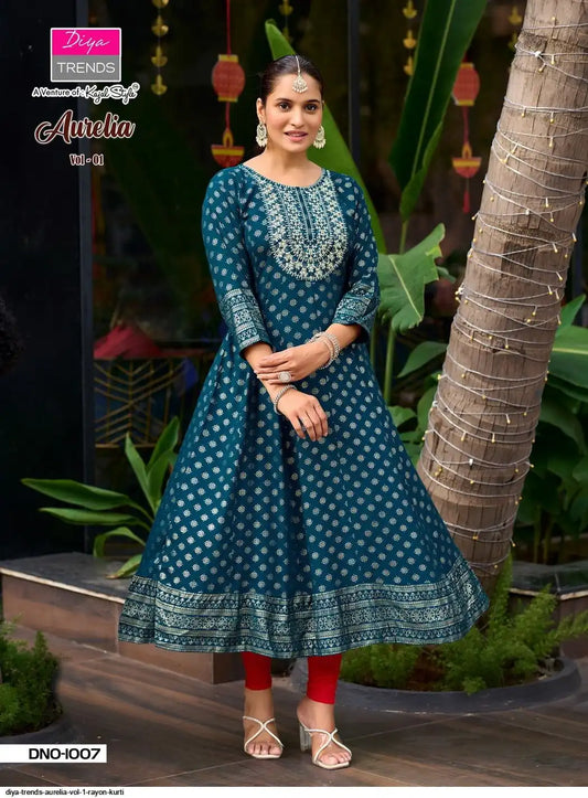 Beautiful designer flare Kurti