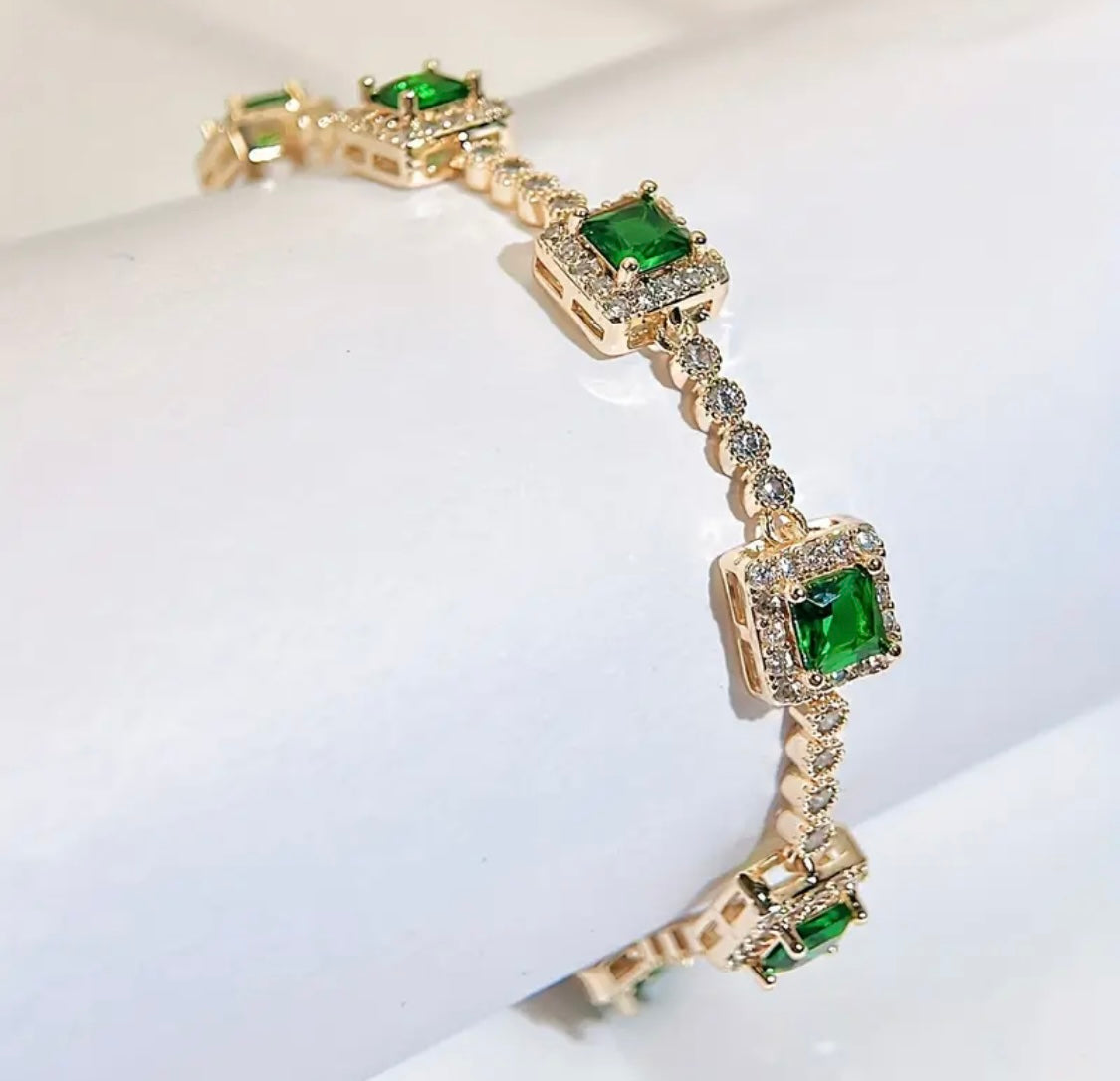 Beautiful designer American diamond bracelet