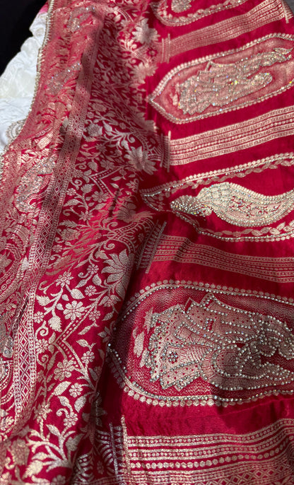Beautiful designer pure silk saree