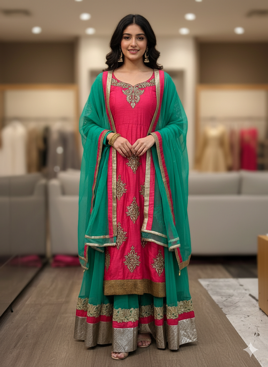 Beautiful designer anarkali suit