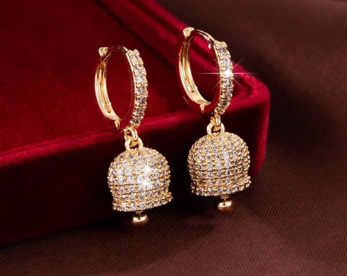 Beautiful designer small American Daimond jhumki