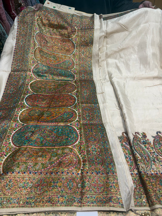 Beautiful designer Pure Kanni Silk Woven Sarees with Sabysachi Border