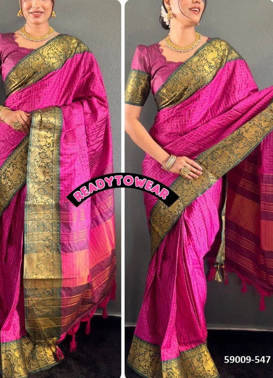 Beautiful designer ready to wear one minute saree
