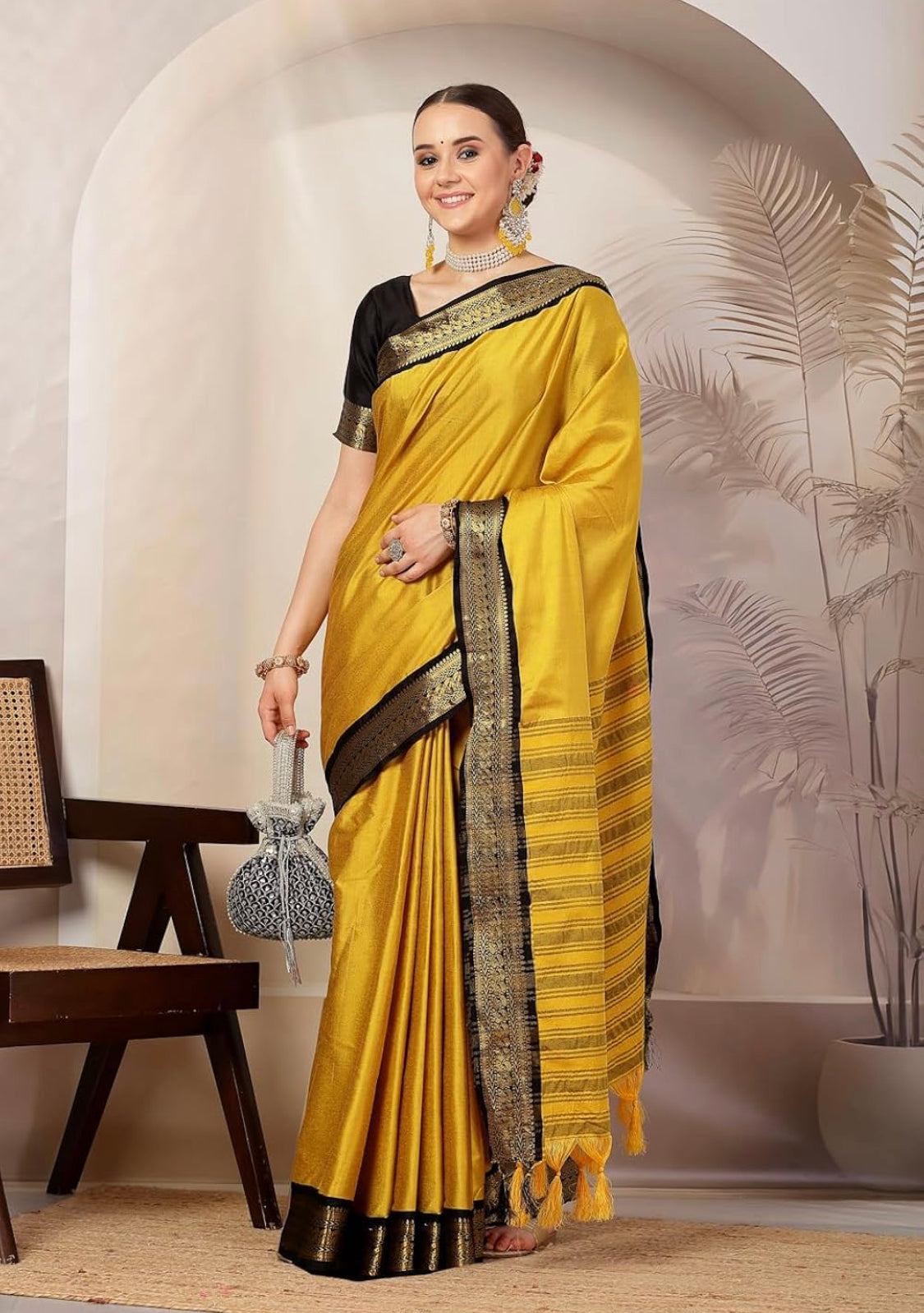 Beautiful designer cotton silk saree