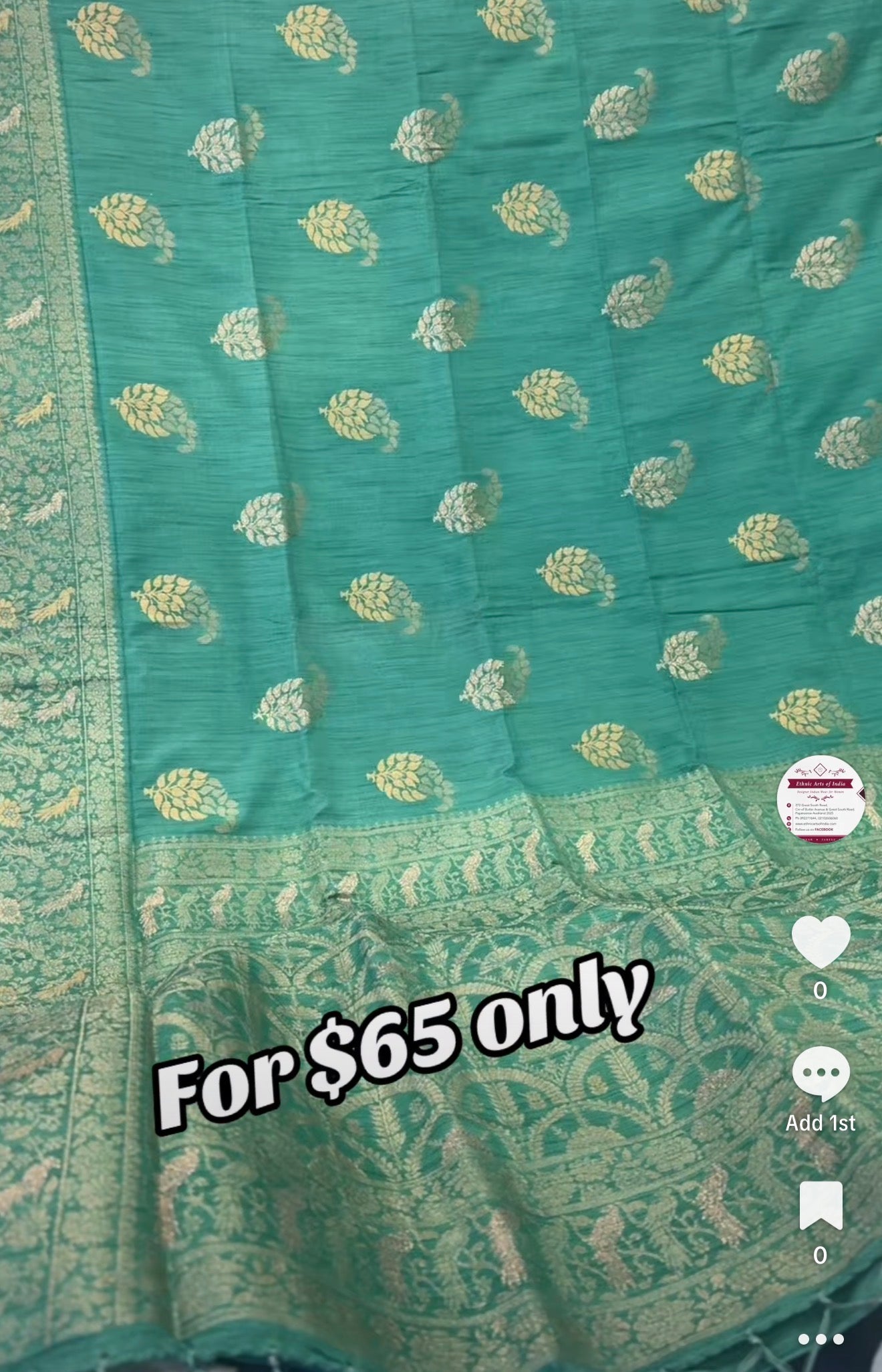 Beautiful designer silk saree