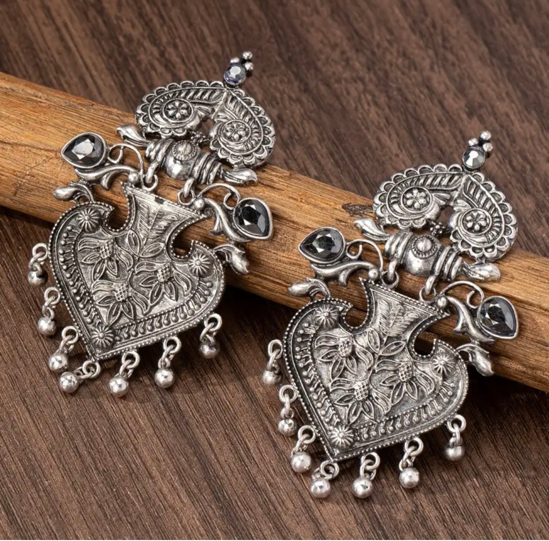 Beautiful designer oxidised earrings