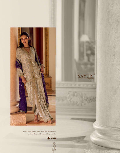 Beautiful DESIGNER SWAROSKI PREMIUM GEORGETTE SUIT