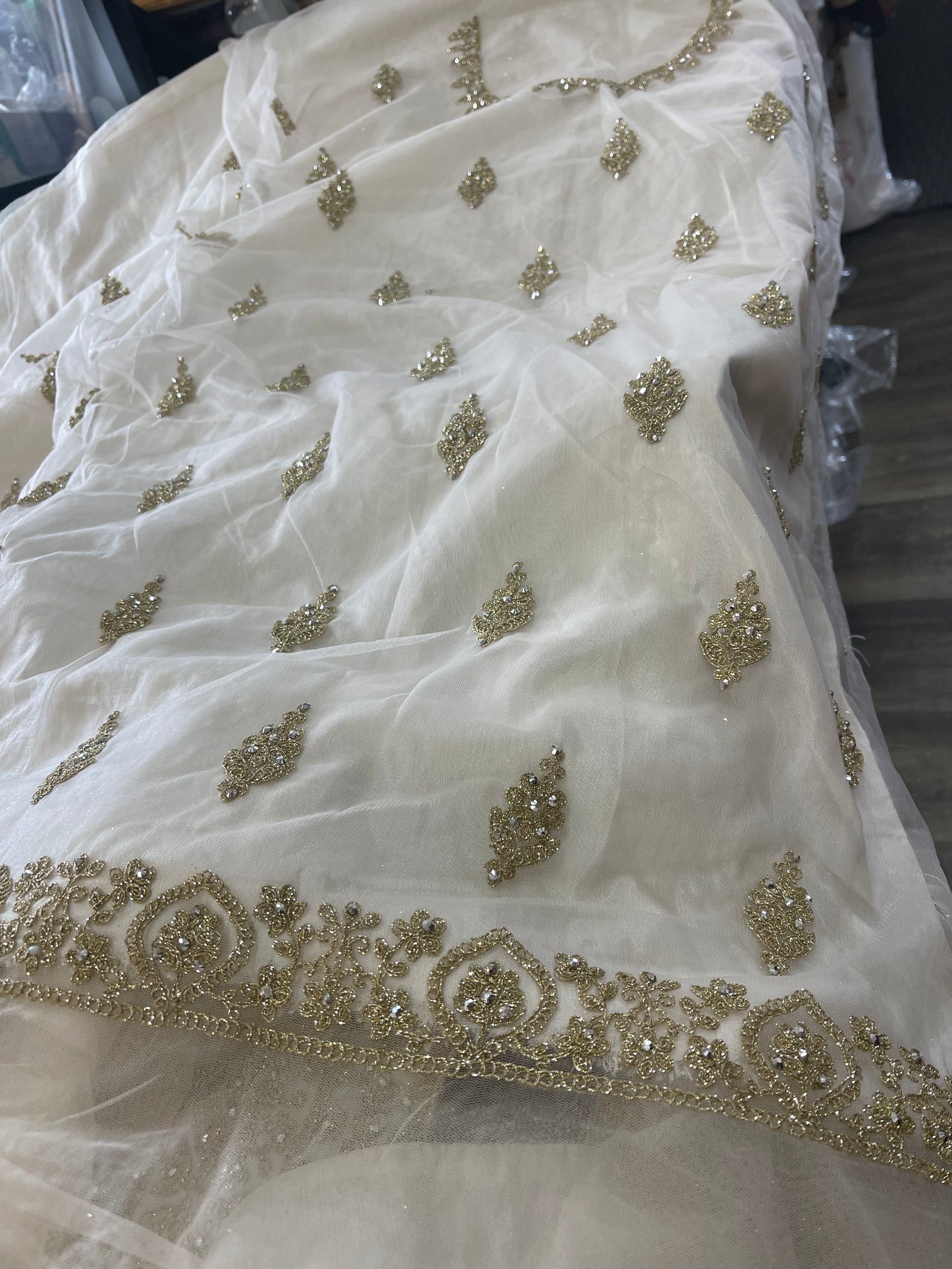 Beautiful designer heavily embroidery lengha choli