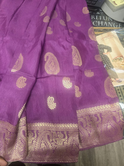 Beautiful designer silk saree