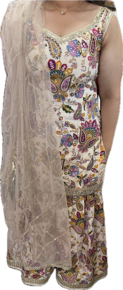 Beautiful designer sharara suit