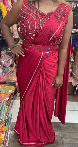 Beautiful designer ready to wear saree