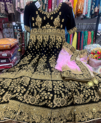 Beautiful designer gown style anarkali suit