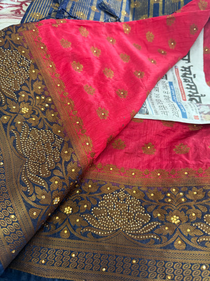 Beautiful designer silk saree