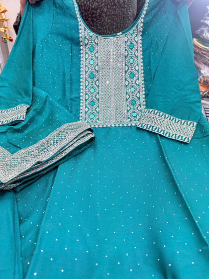 Beautiful designer plazo suit