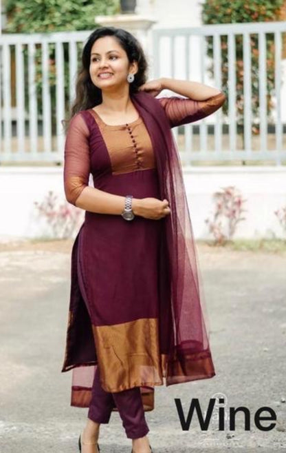 Beautiful designer straight suit