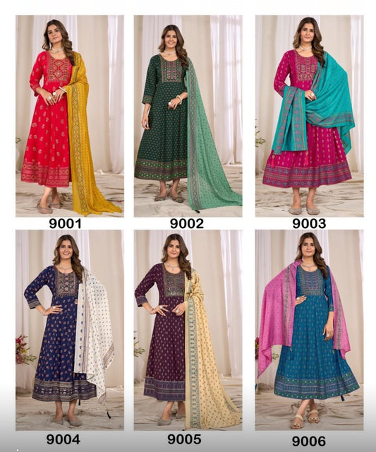 Beautiful designer Kurti with dupatta