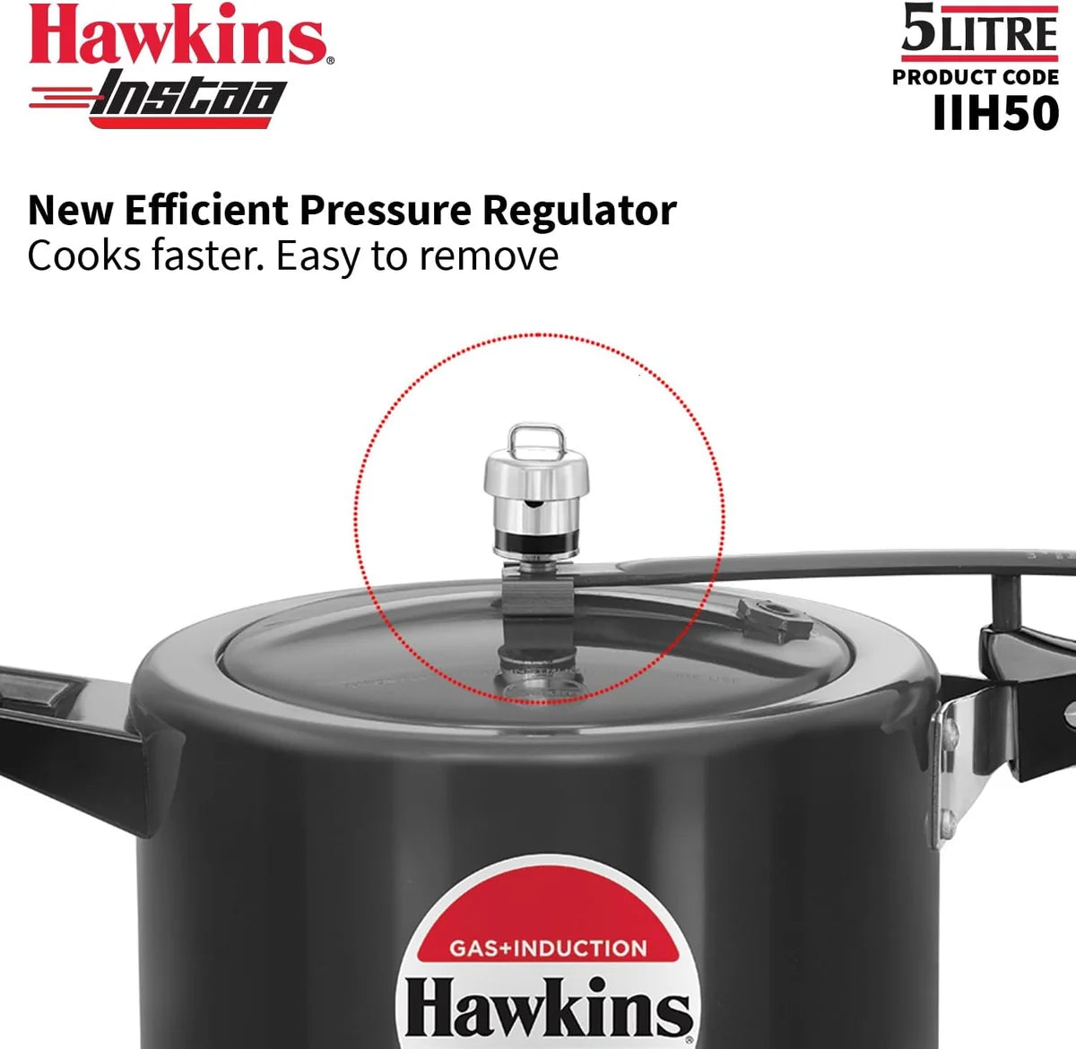 Hawkins Instaa 5 Litre CODE: IIH50 induction compatible