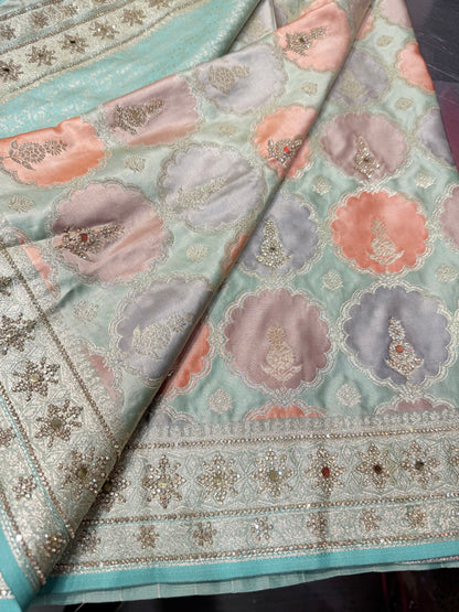 Beautiful designer pure silk saree