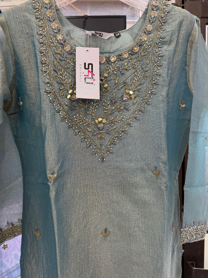 Beautiful designer plazo suit