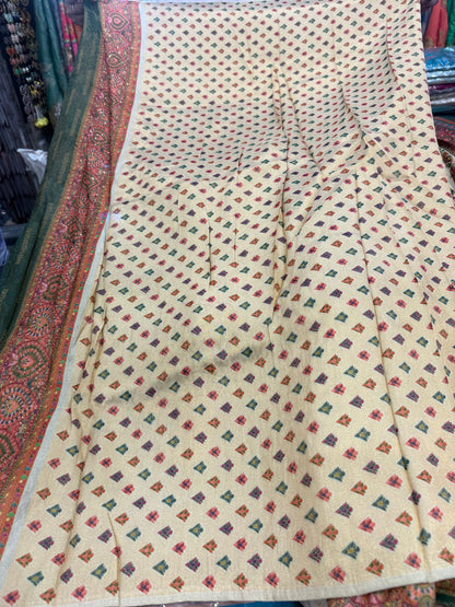Beautiful designer pure silk saree