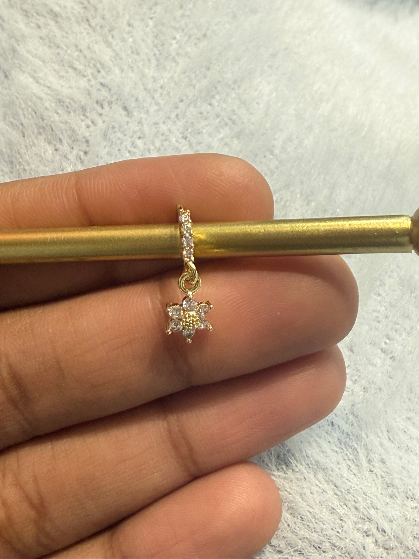 Beautiful designer stone nose ring